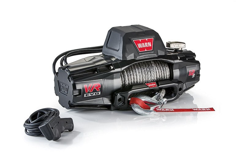 WARN VR EVO 12-S 12V Electric Recovery Winch 12,000 lb Synthetic Rope