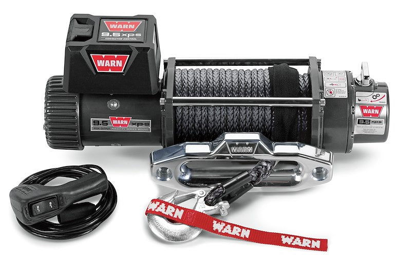 WARN 9.5xp 12V Electric Recovery Winch 9,500 lb Synthetic Rope
