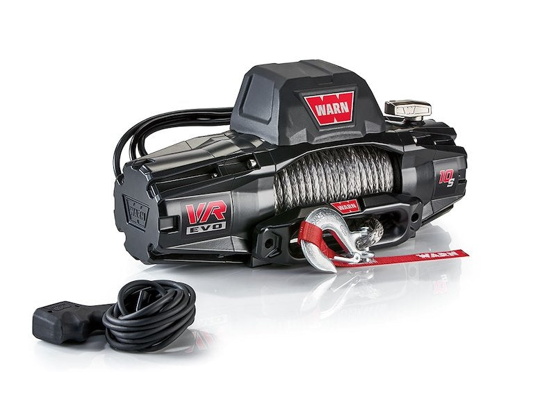 WARN VR EVO 10-S 12V Electric Recovery Winch 10,000 lb Synthetic Rope