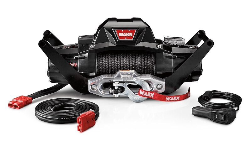 WARN ZEON 10-S Portable 12V Electric Recovery Winch 10,000 lb Synthetic Rope
