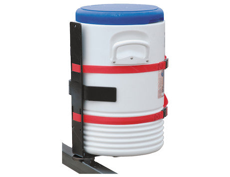 Water Cooler Rack for Open/Enclosed Landscape Trailers