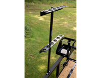 Vertical Hand Tool Rack for Open Landscape Trailers