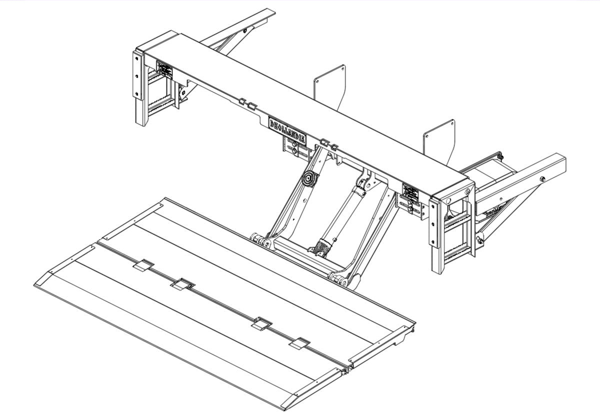 Dhollandia DH-RPL-20 42 X 79 Aluminum Tuckaway Liftgate