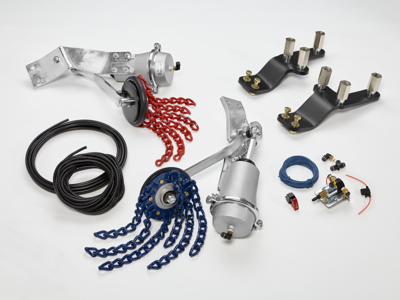 Automatic Tire Chain System with Standard Mounting Bracket Kit for Fire Apparatus
