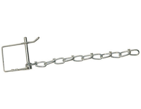 1/4 Inch Safety Pin with 8 Inch Chain