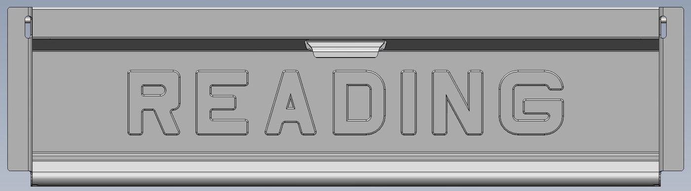 Reading Single Wheel Tailgate with White Finish  -   SACP010002RW1