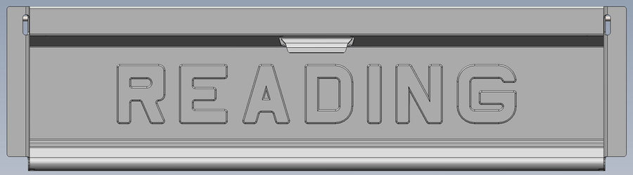 Reading Single Wheel Tailgate with White Finish  -   SACP010002RW1