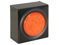 4 Inch Amber Round Recessed Strobe