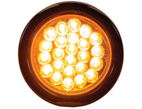 4 Inch Amber Round Recessed Strobe