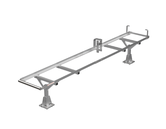 Locking Ladder Rack, Straight – Open Service Body, 9, 10 & 11 ft