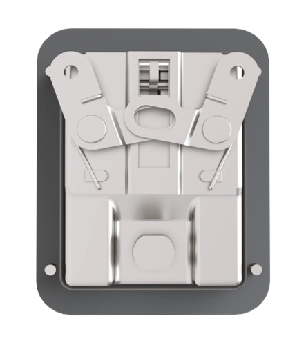 Warner 31320 Stainless Steel 2-Point Locking Paddle Latch for Tailgates & Rear Doors