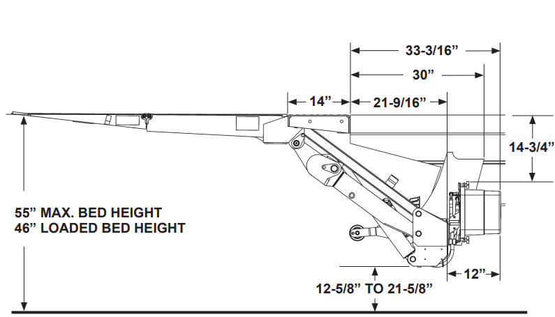 Maxon GPT-3 Tuk-A-Way Liftgate