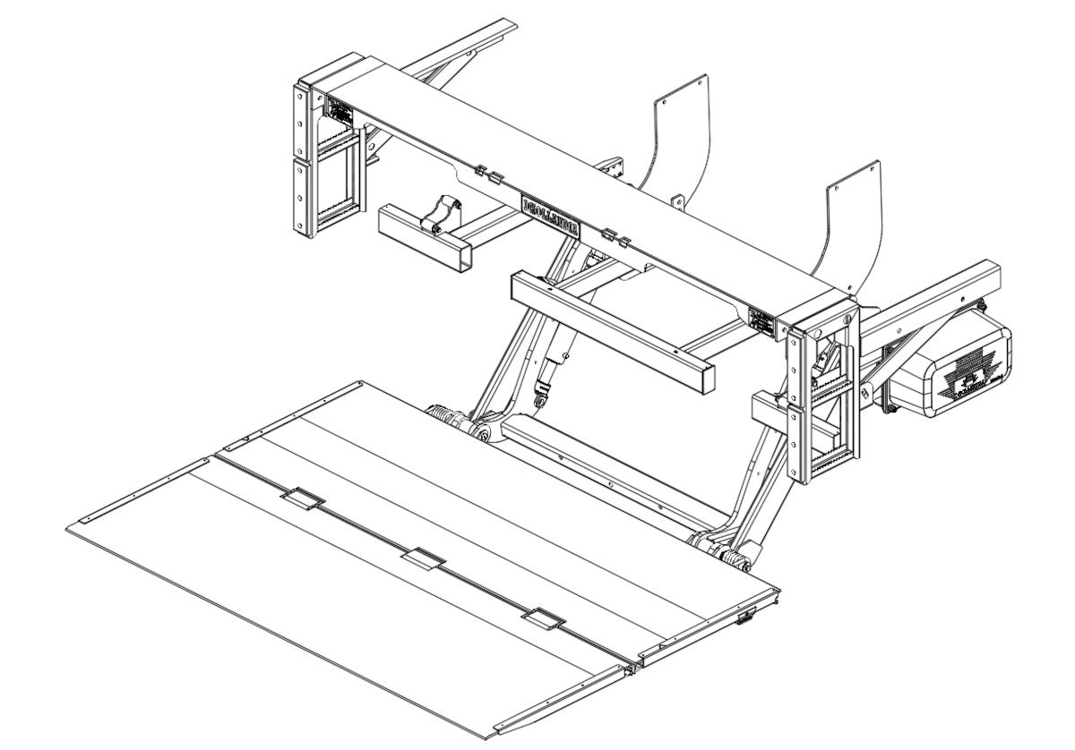 Dhollandia RMM-44 60 X 85 Aluminum 4,400 lb Liftgate