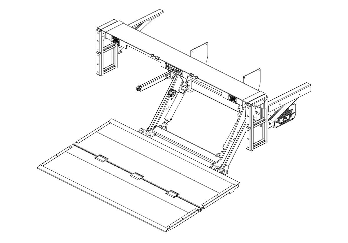 Dhollandia RPH-33 Rail Liftgate