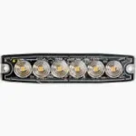 Ultra Thin 5" Amber LED Strobe