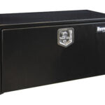 18x18x24 Inch Black Steel Underbody Truck Box