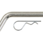 5/8 x 3.3 Inch Clear Zinc Hitch Pin With Cotter