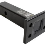 2 Inch Pintle Hitch Mounting Plate - 3 Position, 9 Inch Shank