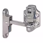 Heavy-Duty Aluminum Door Hold Back - 4 Inch Hook and Keeper
