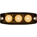 Ultra Thin 4.5 Inch Amber LED Strobe Light
