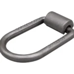 1/2 Inch Forged D-Ring With Weld-On Mounting Bracket, Packaged