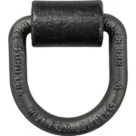Domestically Forged 1/2 Inch Forged D-Ring With Weld-On Mounting Bracket