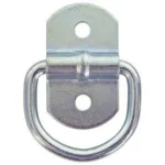 1/4 Inch Forged Light Duty Rope Ring With 2-Hole Mounting Bracket Stainless St.